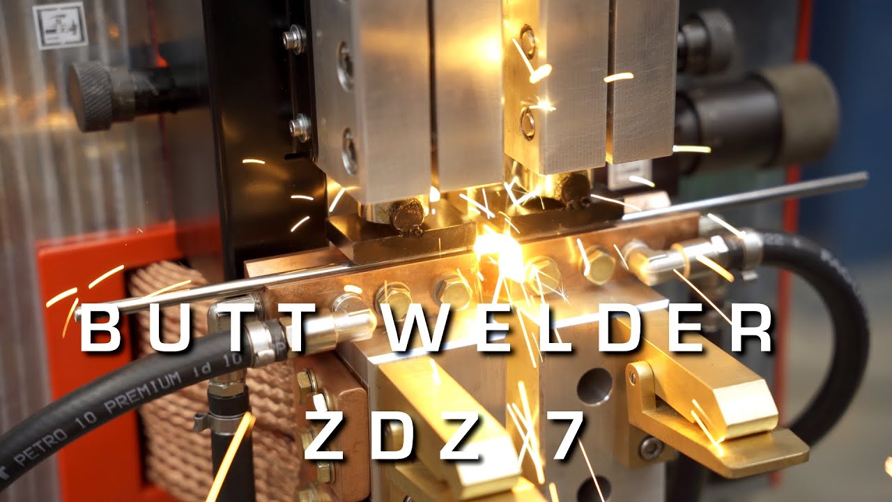 BUTT WELDING - ZGRZEWANIE DOCZOŁOWE ZWARCIOWE PRĘT&Oacute;W &Oslash;4&divide;14 - BUTT WELDER - ZGRZEWARKA ZDZ 7 ASPA
