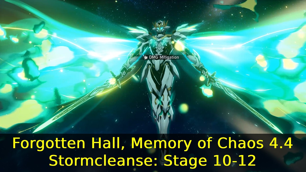 Forgotten Hall, Memory of Chaos 4.4 - Stormcleanse: Stage 10-12 | Honkai: Star Rail