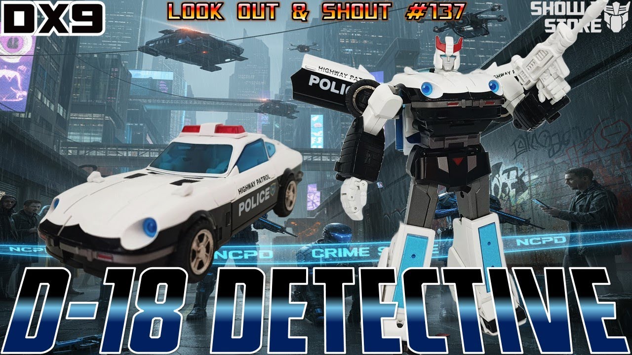 Обзор DX9 D18 Detective #Transformers #Prowl #Detective #Devetive