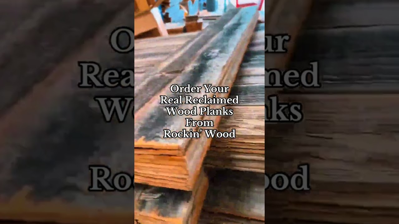 🔥 TRANSFORM your space with REAL Reclaimed Wood Planks! 🔥 Perfect for accent walls, furniture