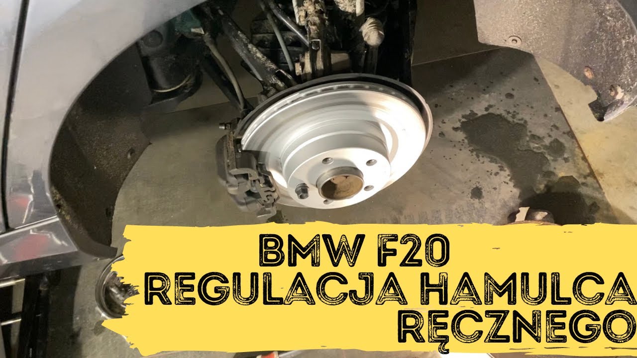 BMW 1 F20 - regulacja hamulca ręcznego