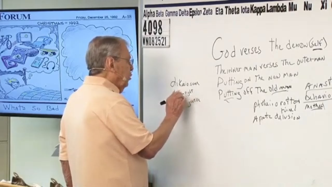 ReStream #4098 God Versus Demon- Inner Man Versus Outer Man- Putting On New Man- Putting Off Old Man