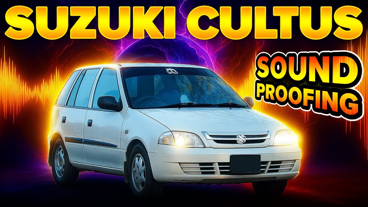 Suzuki Cultus Sound Proofing | Road Noise Gone Instantly! 🚗🔇