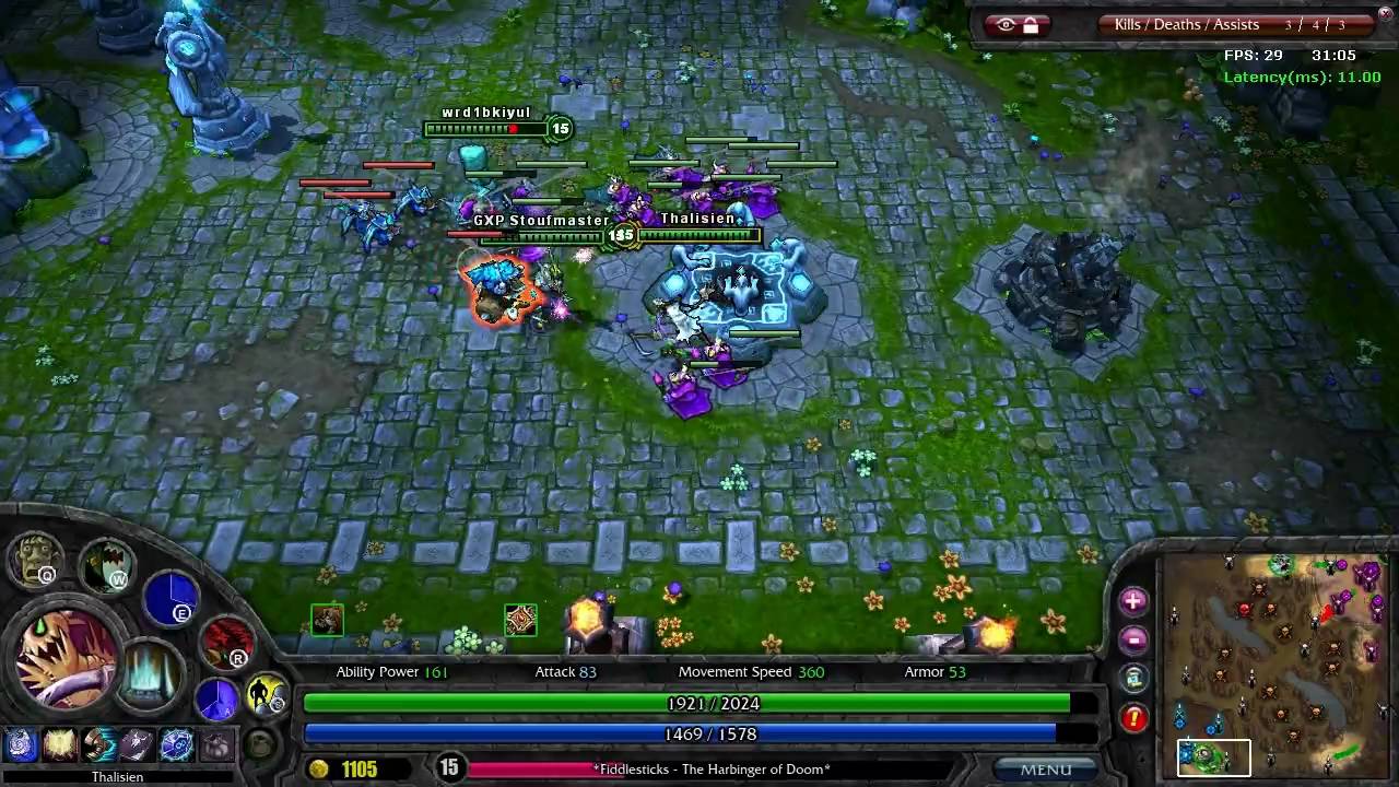 League of Legends - Gameplay Battle Video 1