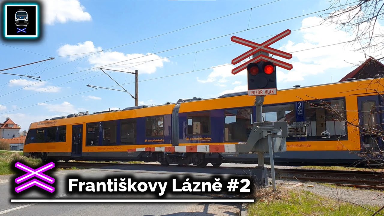 Železniční přejezd ▪ Františkovy Lázně #2 || 25.4.2021