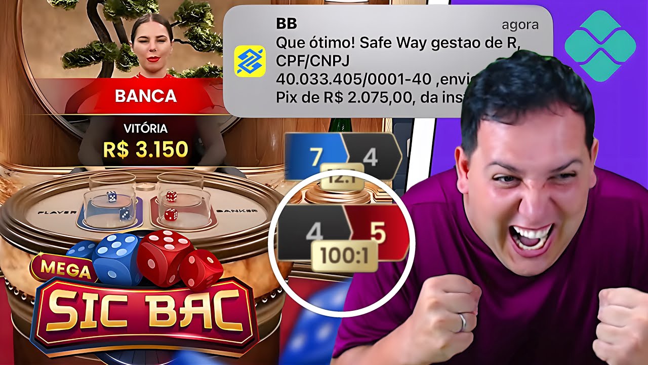 COMO JOGAR MEGA SIC BAC DA MANEIRA CORRETA E LUCRATIVA! TUTORIAL COMPLETO COM 100X