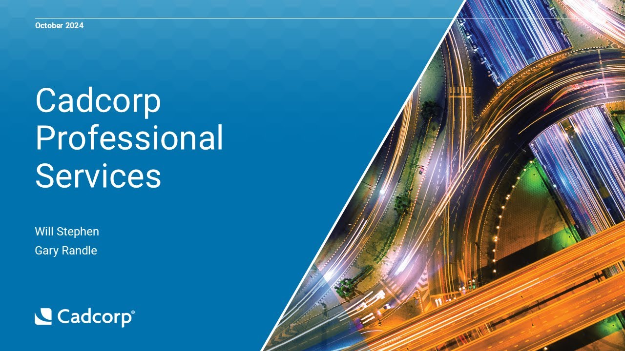 [Webinar] Cadcorp Professional Services