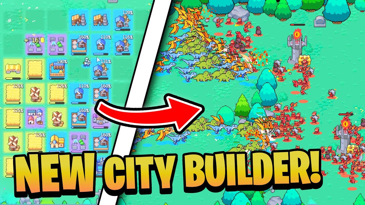 I Built a CITY ASSEMBLY LINE That Prints an ENDLESS ARMY in This NEW CITY BUILDER!