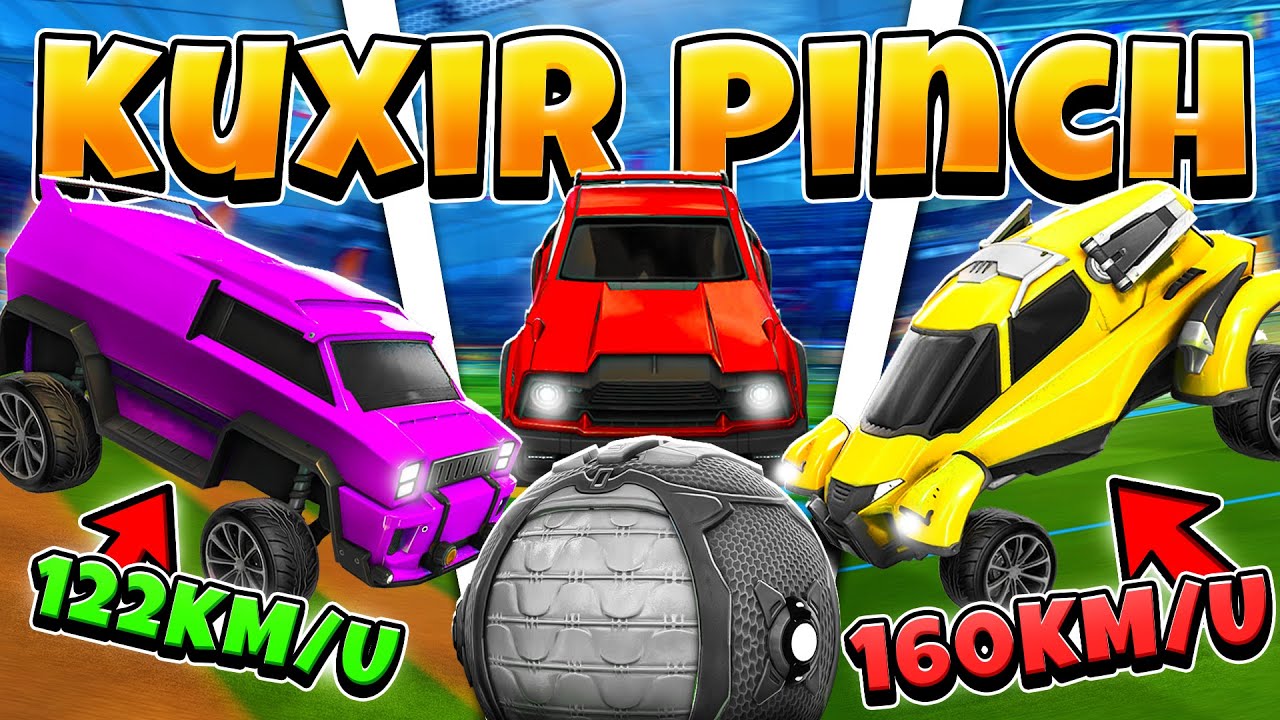 Ik DEED een KUXIR PINCH met ELKE AUTO in Rocket League: Welke is het snelst?
