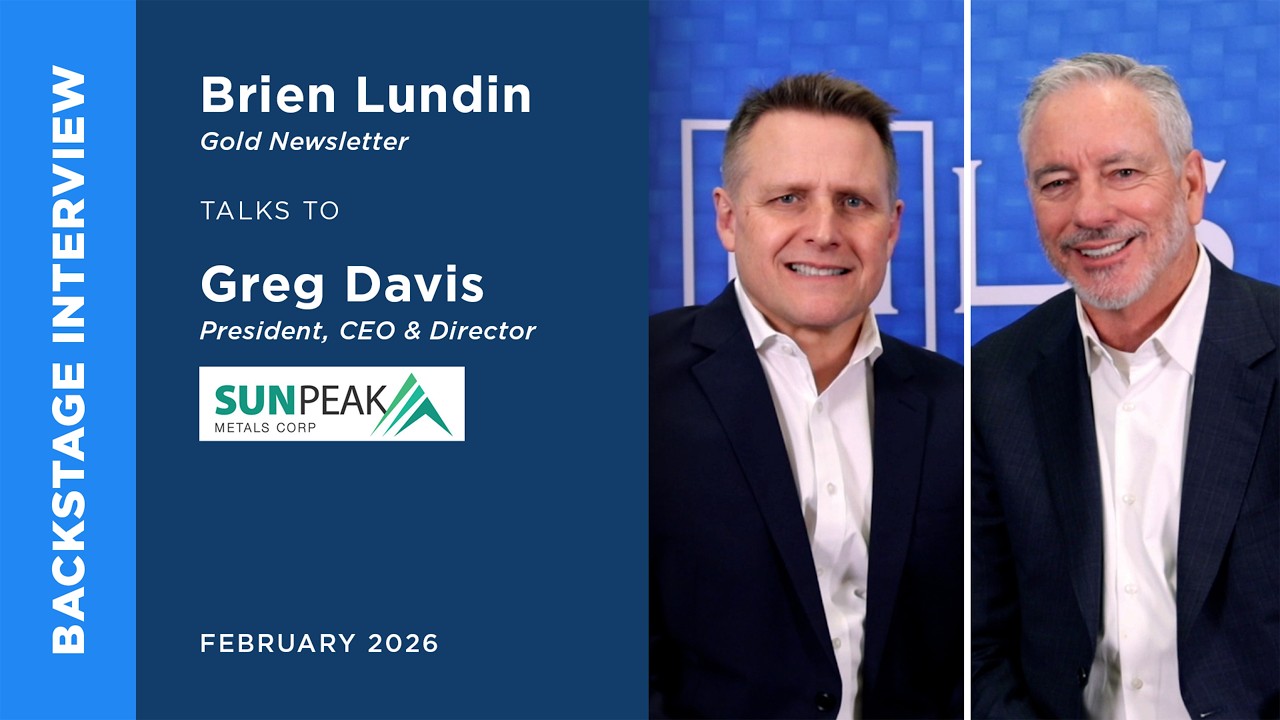 Greg Davis of Sun Peak Metals Corp. talks to Brien Lundin | Metals Investor Forum | February 2026