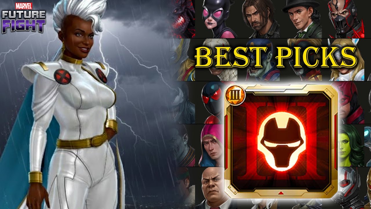 ЛУЧШИЕ БЕСПЛАТНЫЕ ПЕРСОНАЖИ 3 УРОВНЯ! (РАНГ 1-50) ЧЁРНАЯ ПЯТНИЦА 2025! Marvel Future Fight