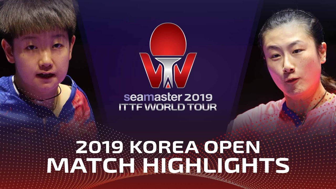 Ding Ning vs Sun Yingsha | 2019 ITTF Korea Open Highlights (1/2)