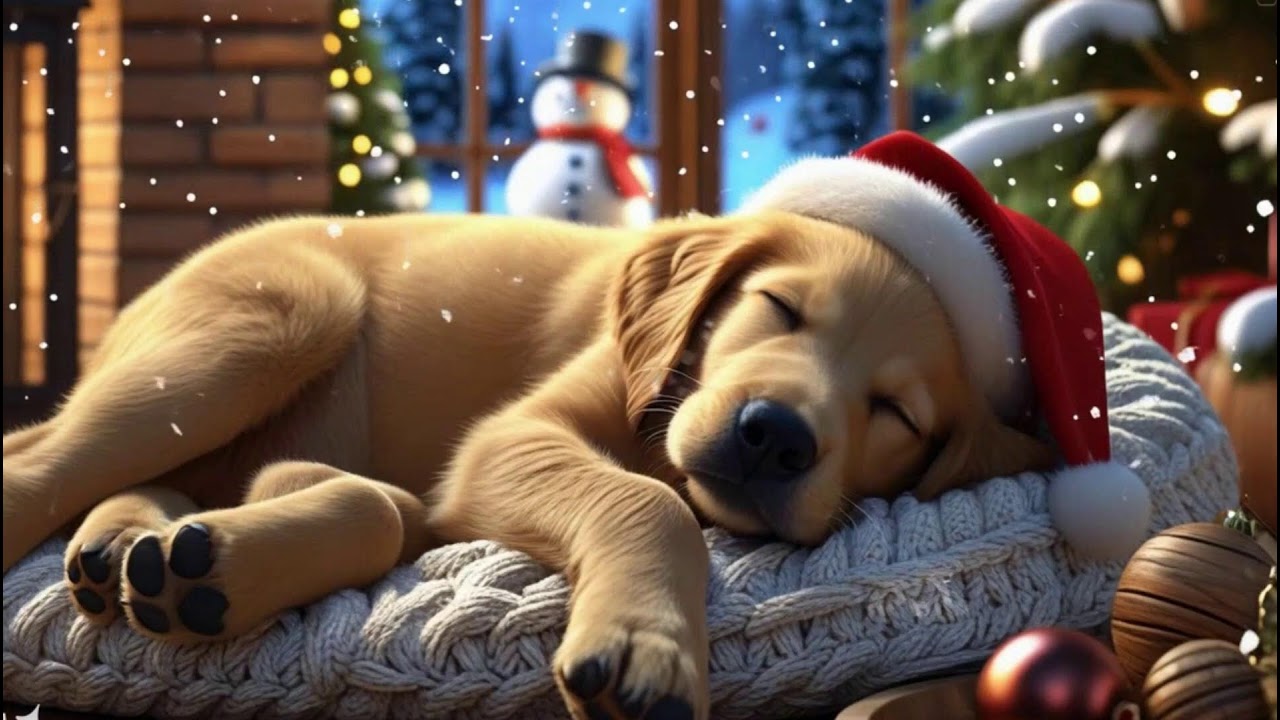 24 Hours Dog Relaxation Music 🌙🐶 Gentle Winter Melodies for Sleep, Calm Hearts & Stress Relief #78
