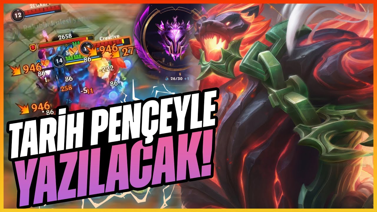 AVRUPA OYUNCU SIRALAMASINA PENÇEYLE GİRDİK !! - Wild Rift Volibear
