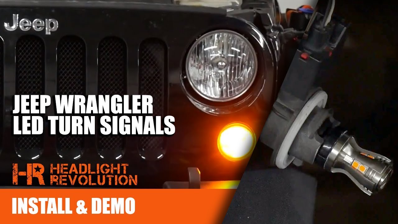 The BRIGHTEST Jeep Wrangler JK LED Turn Signal Bulb Upgrade Kit | Headlight Revolution