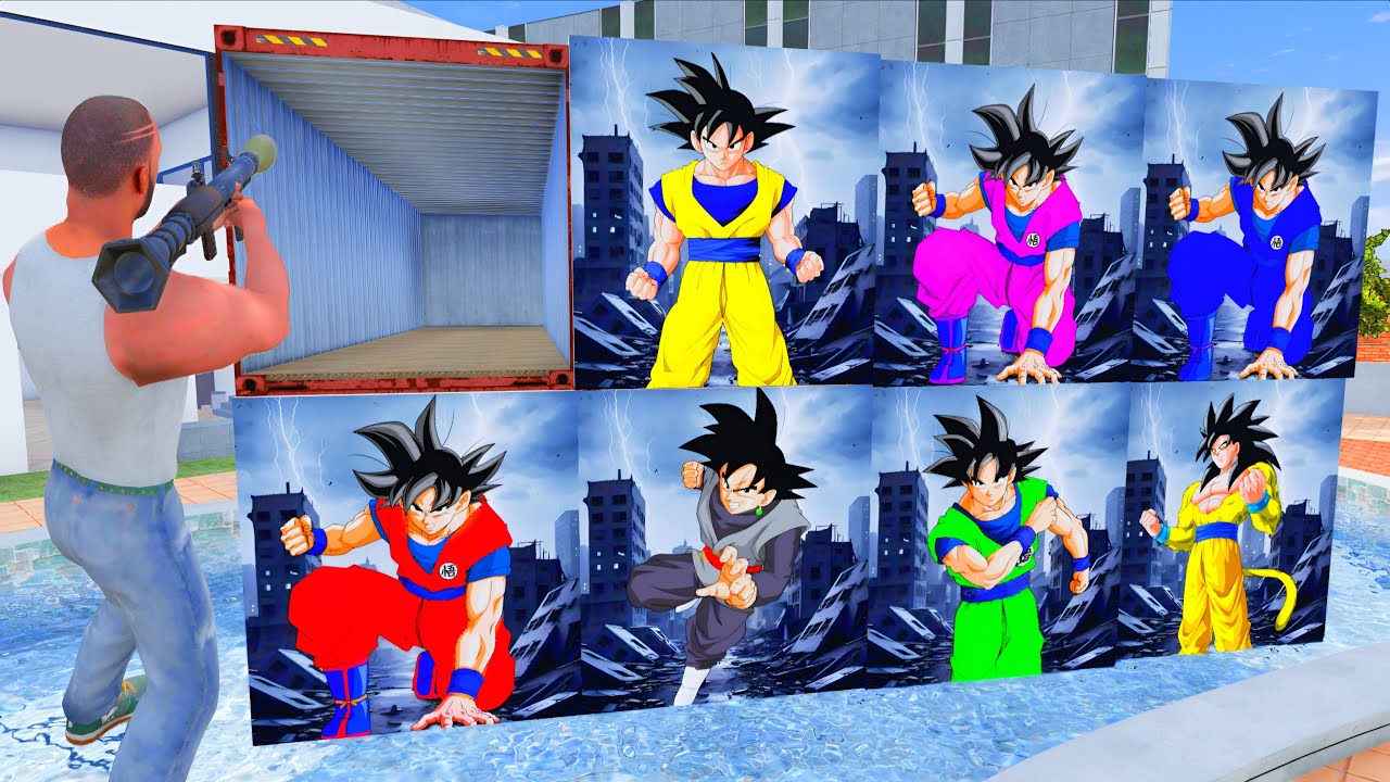 Franklin Open All Goku Mystery Container in Indian bike driving 3d