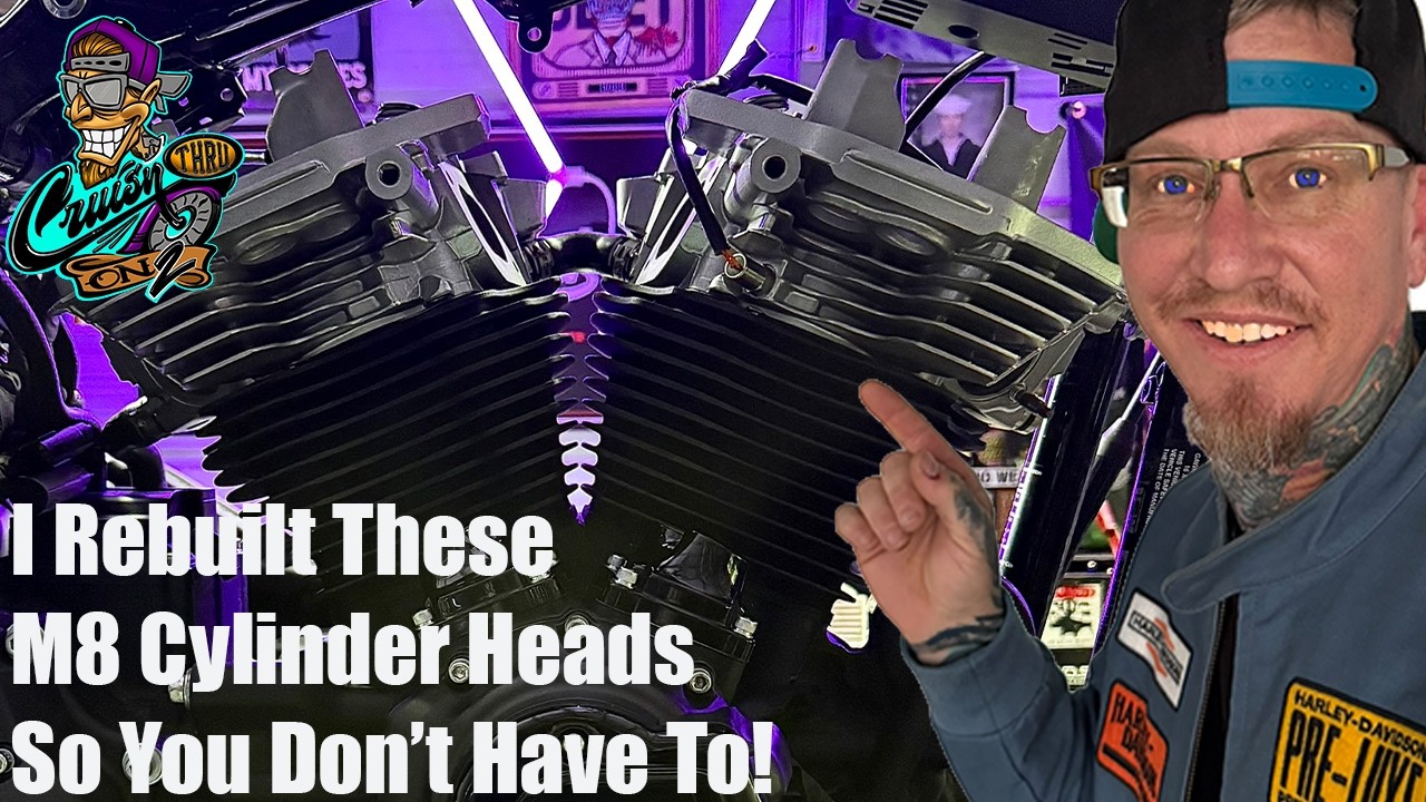 Reassembling Harley Davidson M8 Cylinder Heads 
