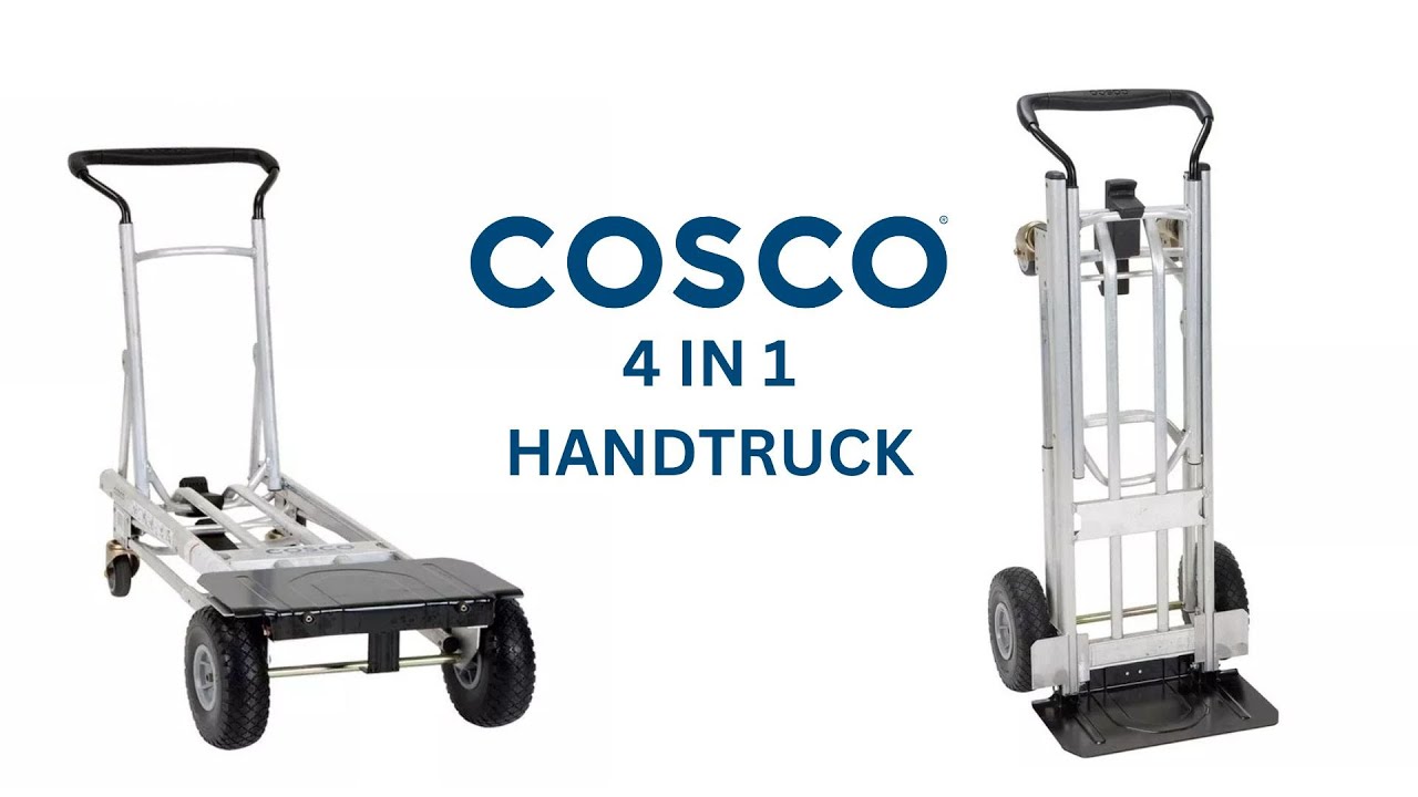 Ручная тележка Cosco 4-в-1: упростите подъем тяжестей!