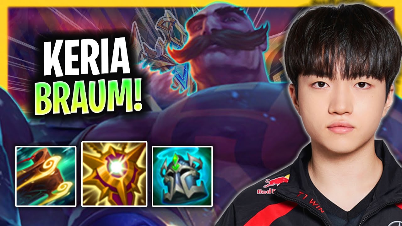 KERIA IS READY TO PLAY BRAUM! | T1 Keria Plays Braum Support vs Alistar!  Season 2025
