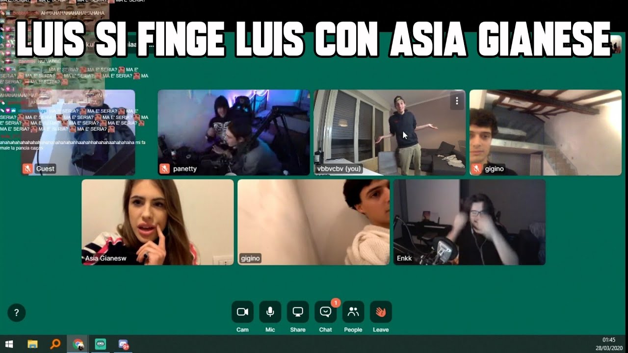 Homyatol con Asia Gianese, Luis, IlMasseo, Diego Naska, Enkk e Panetty👀