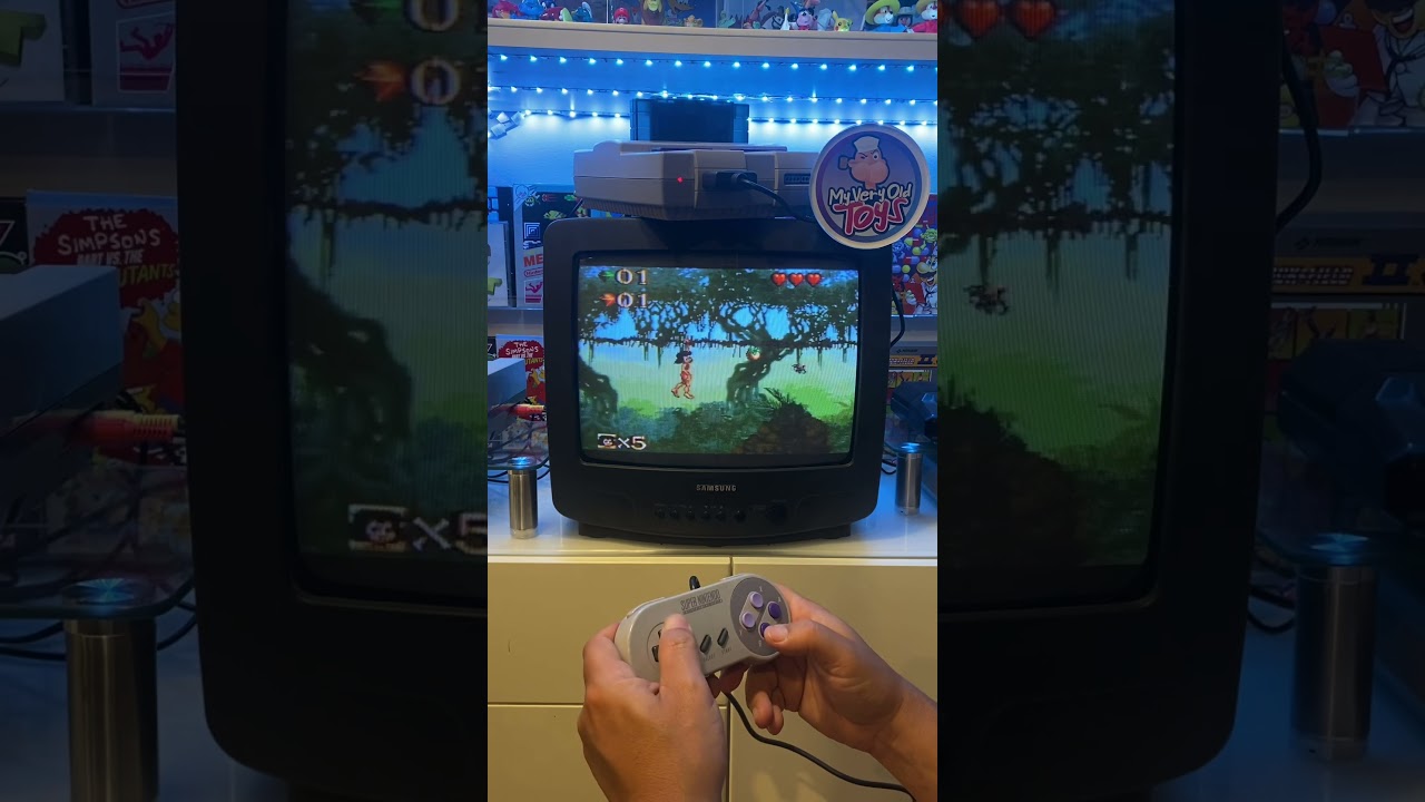 The Jungle Book (Disney) on Super Nintendo was fun! #retrogaming #snes #90s #nostalgia #nes