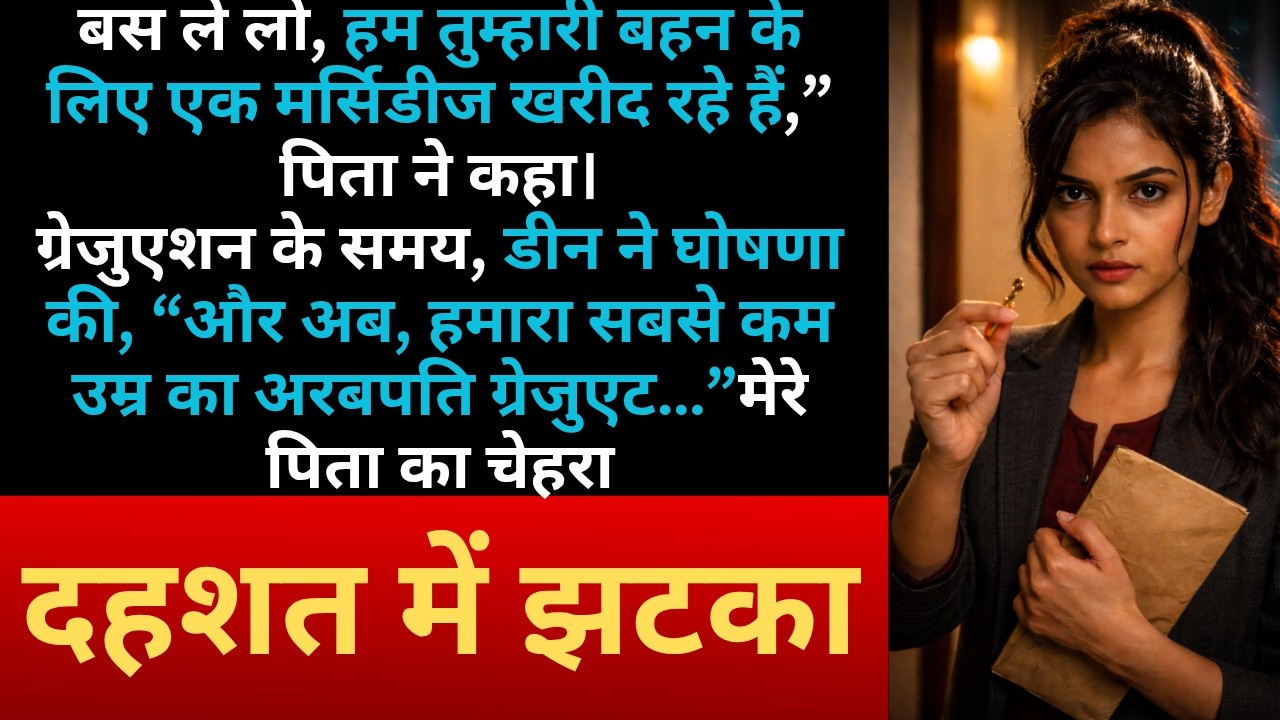 “पापा ने कहा ‘बस से जा’… फिर स्टेज पर मेरा नाम ‘सबसे जवान अरबपति’ बनकर गूंजा!”