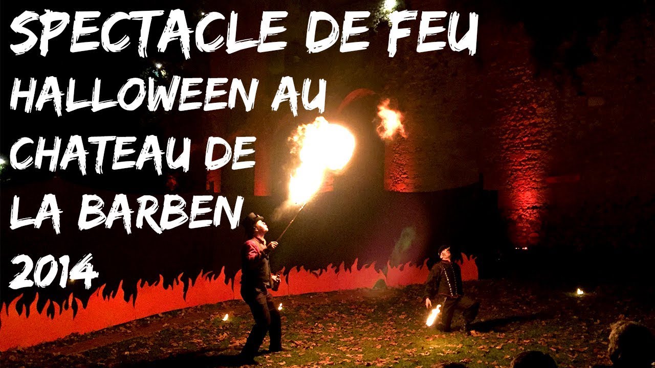 Spectacle de feu  - Les Mille Diables - Halloween au Chateau de La Barben 2014