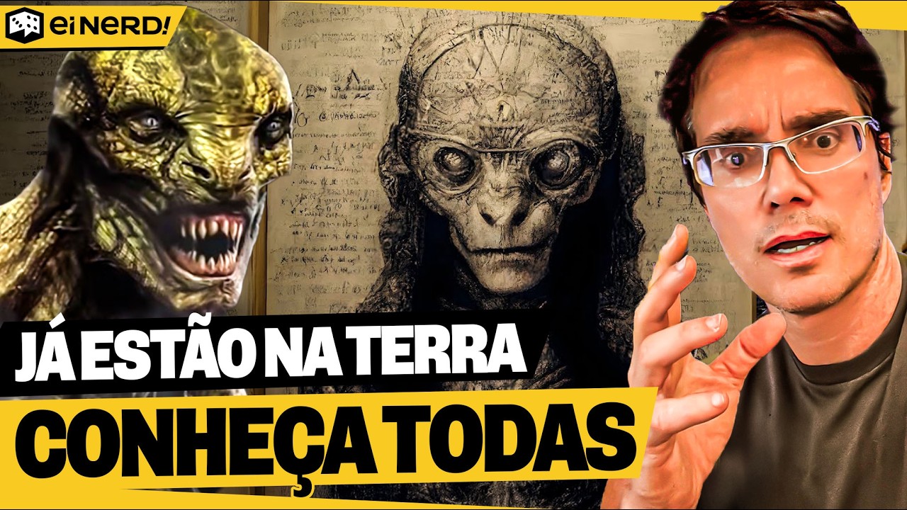 QUAIS RAÇAS ALIENÍGENAS JÁ ESTÃO VIVENDO NA TERRA? - Ei Nerd Curiosidades