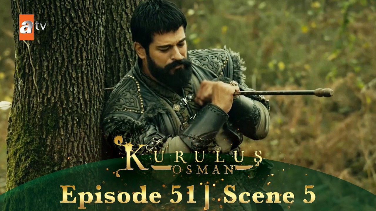 Kurulus Osman Urdu | Season 3 Episode 51 Scene 5 | Osman Sahab zakhmi halat mein lad rahe hain!