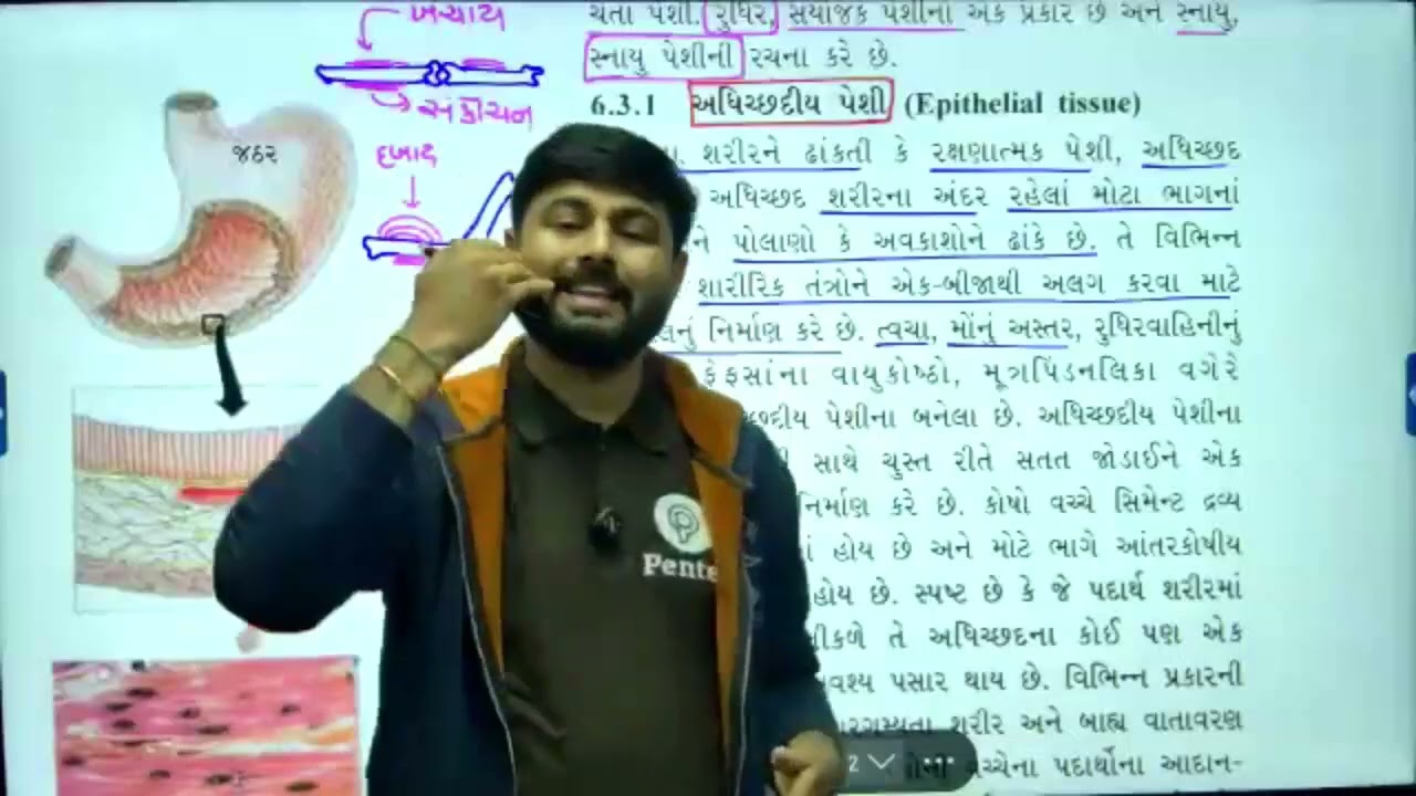 Std 9 Science Ch 6 પેશીઓ Part 1 | Dhoran 9 Science Ch 6 પેશીઓ Gujarati Medium | std 9 science ch 6