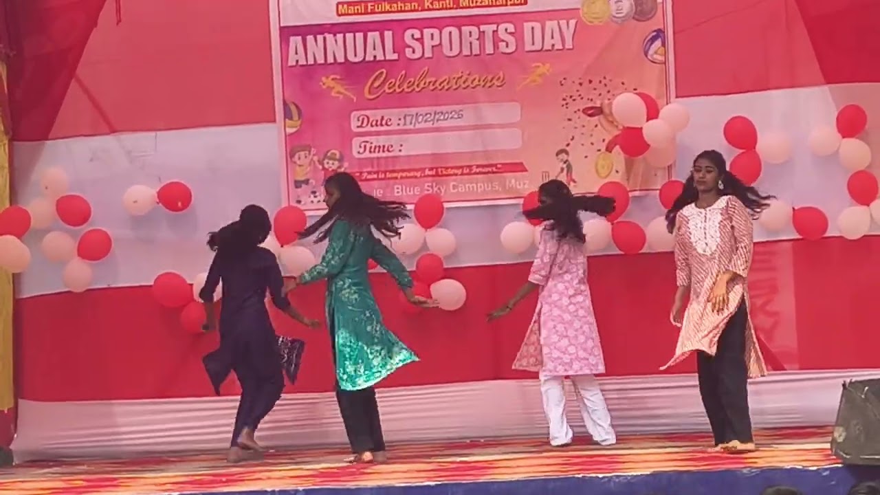 Dance Performance by class 8 students of Blue Sky International School. 