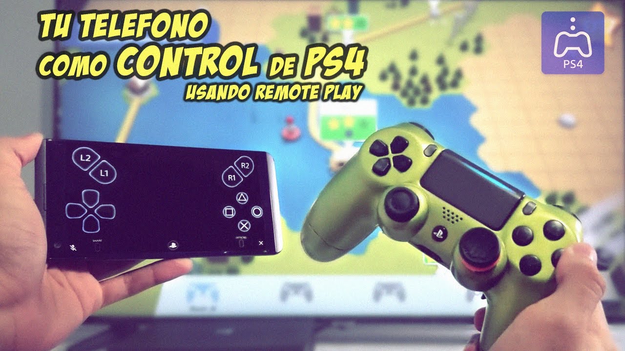 USA TU ANDROID o IPHONE como SEGUNDO MANDO en PS4