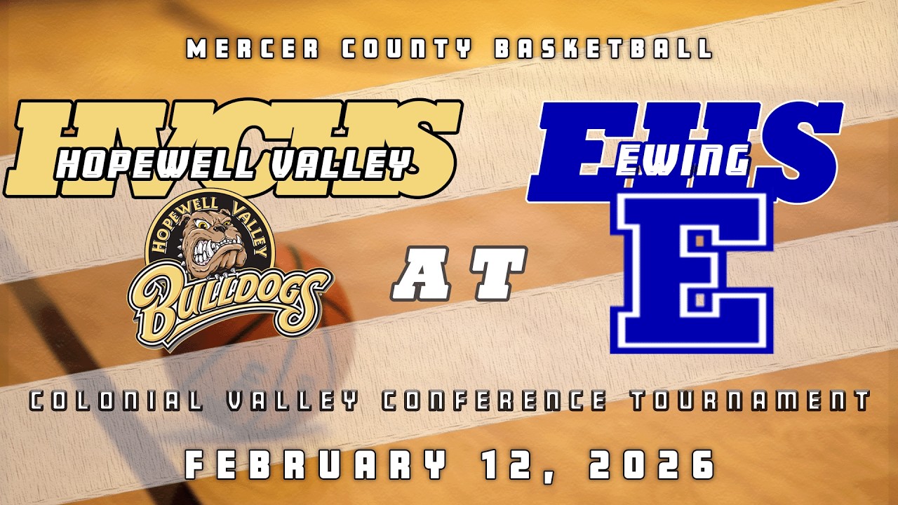 High School Basketball | CVC Tournament | Hopewell Valley Bulldogs Girls @ Ewing Blue Devils 2/12/26