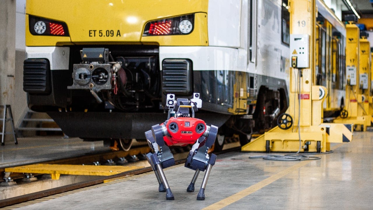 Stadler uses ANYmal for safer, more efficient train inspections