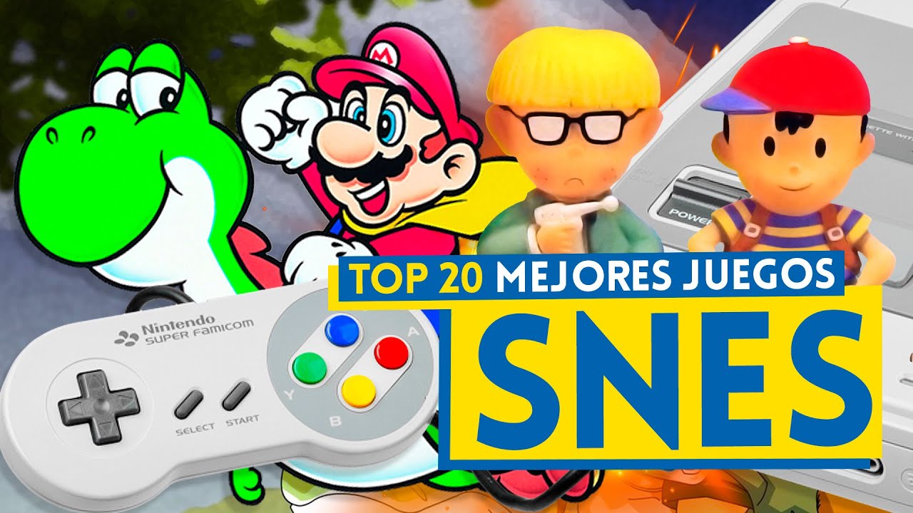 Los MEJORES JUEGOS de SUPER NINTENDO - TOP 20