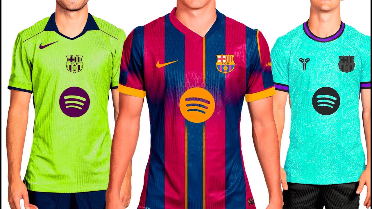 🚨 las nuevas camisetas del barcelona  2025/2026