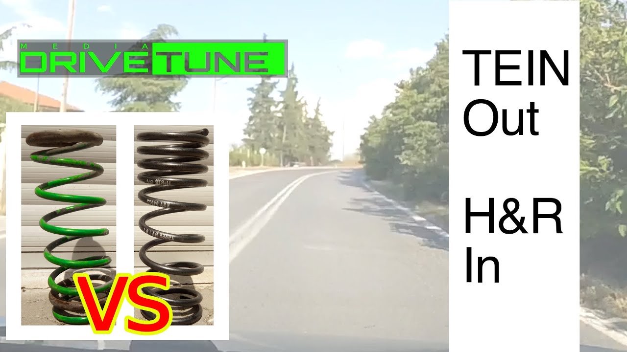 Снижающие пружины TEIN и H&R — тест, обзор и сравнение