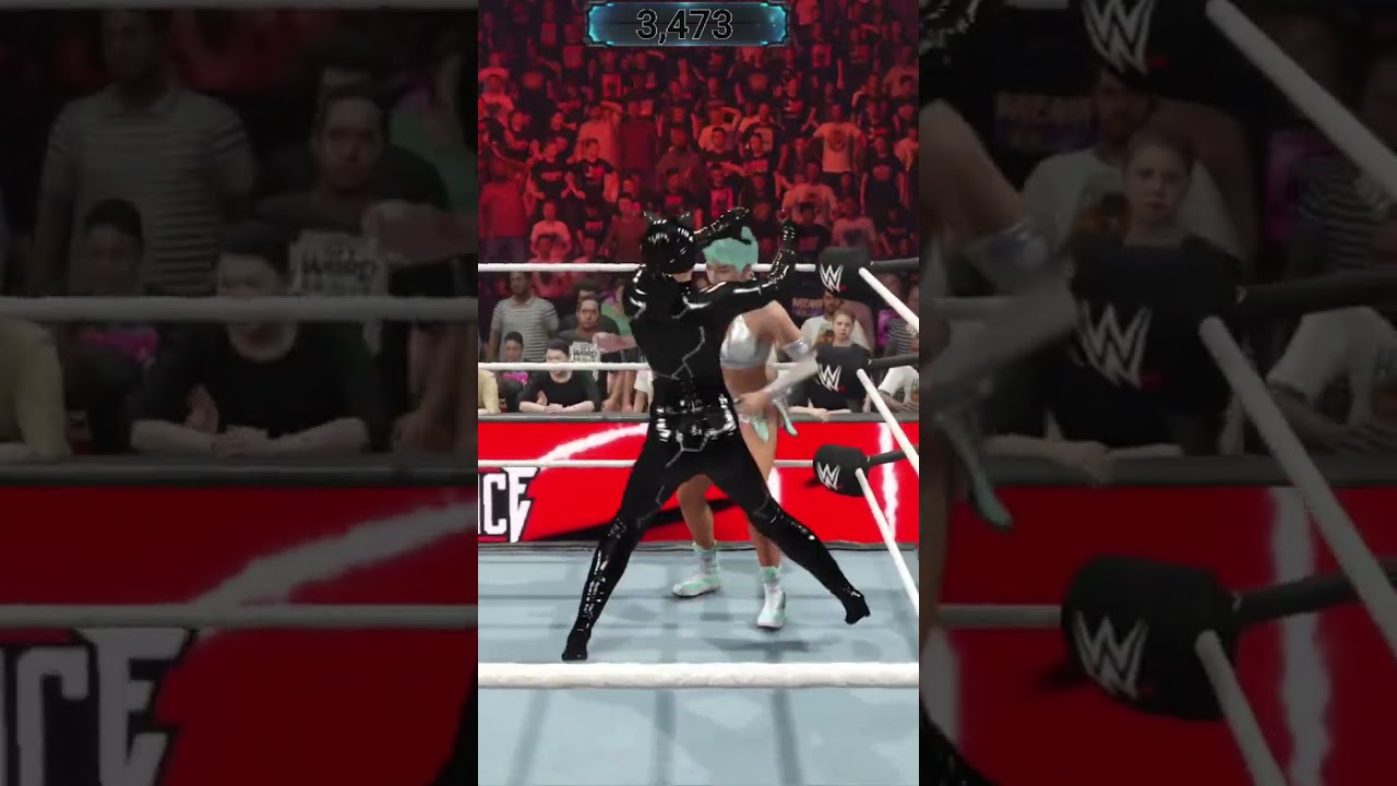 which woman will win? #wwe #wwe2k24 #shorts #whatif #multiverse #catwoman #cypher