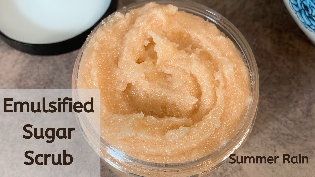 How to make Emulsified Sugar Scrub (includes FREE recipe)