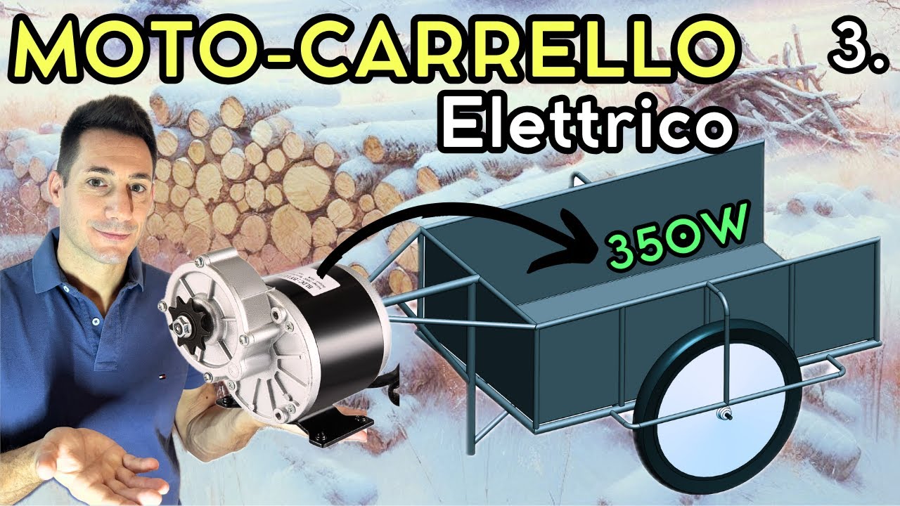 COSTRUISCO UNA MEGA CARRIOLA ELETTRICA EP.3 #meccanica #electricmotor