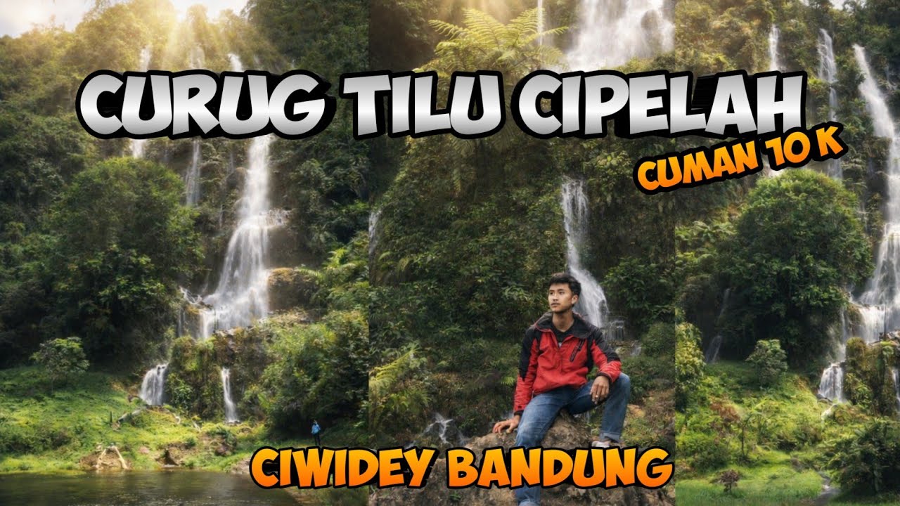 Curug Tilu Cipelah . Curug Ciwidey Bandung 