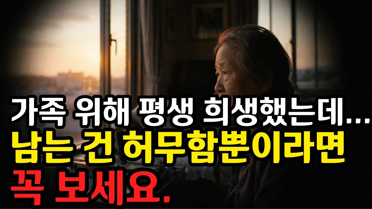 자식들 다 키워놓고 나니 허탈하신가요 이제는 제발 '이것' 하세요 (5060 인생 조언)#shorts