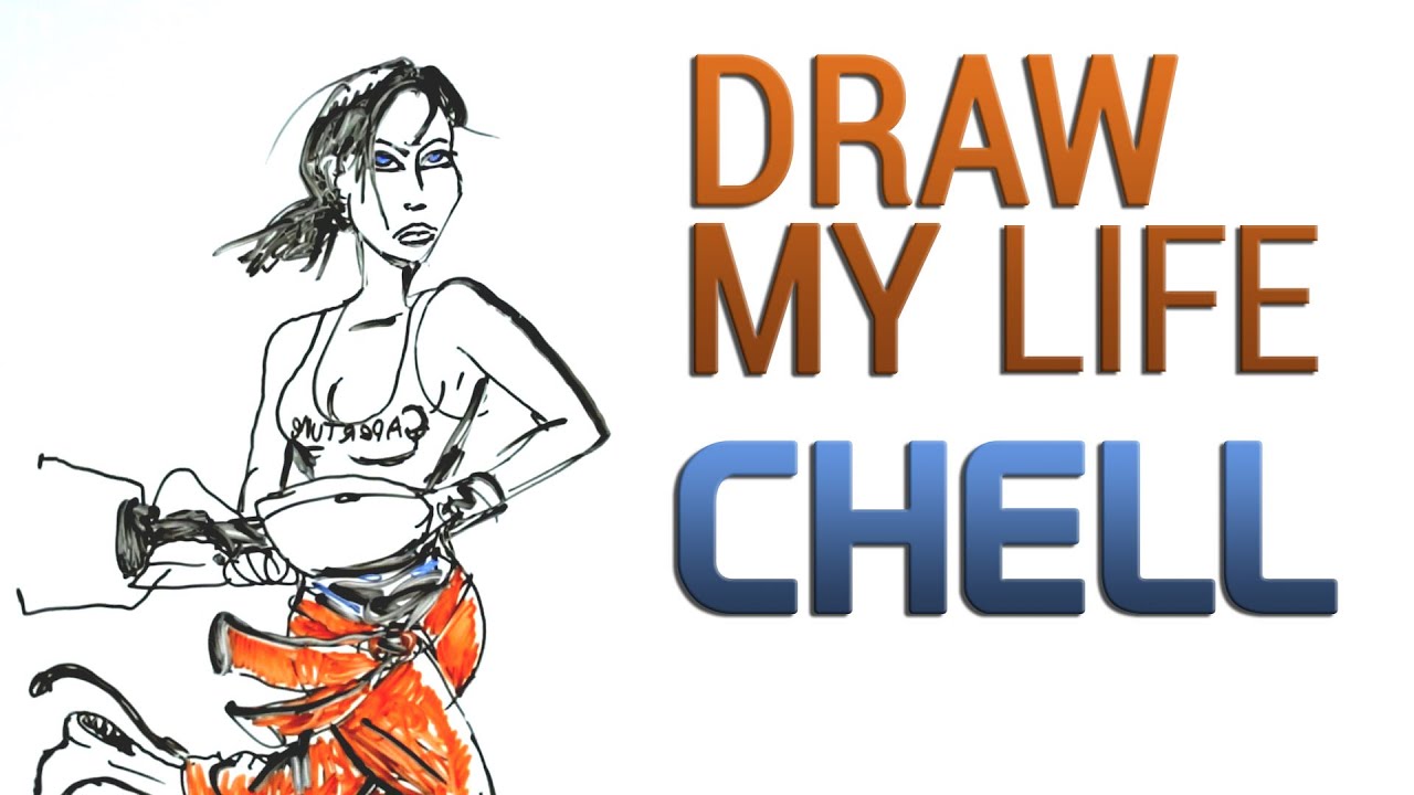 Draw My Life : Chell By Martin Darondeau