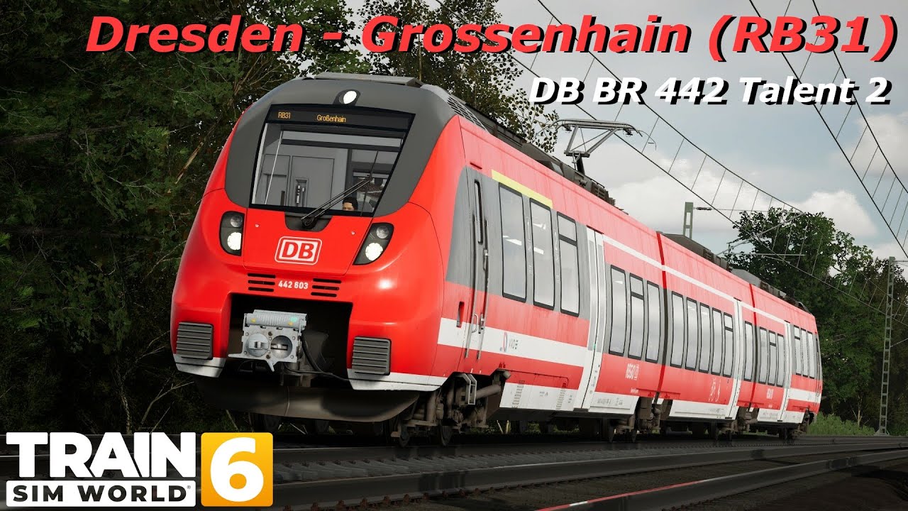 TSW6 Leipzig-Dresden - Regional Stopper (DB BR 442 Talent 2)