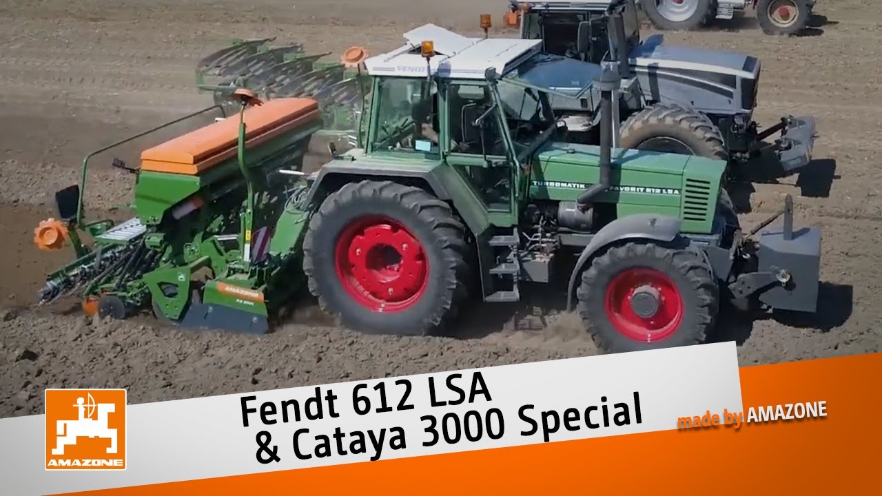 Fendt 612 LSA Turbomatik с Cataya 3000 Special | AMAZONE