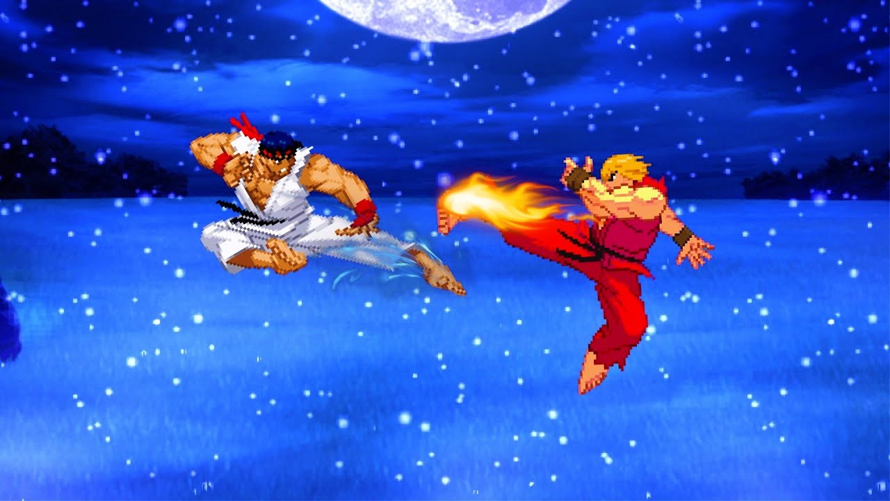 RYU VS KEN - リュウ vs ケン [Street Fighter][Capcom][Ryu & Ken Legacy][CVS3/PotS Style][Epic Battle]