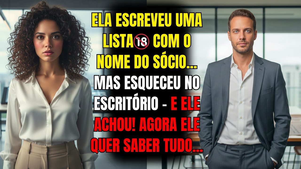 🔥 Ela escreveu lista🔞 incluindo o sócio... A lista caiu nas mãos dele! E agora...