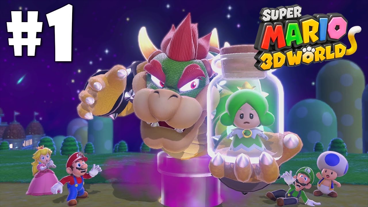 Luigi's Adventure Begins! | World 1 | Super Mario 3D World + Bowser's Fury - Episode 1