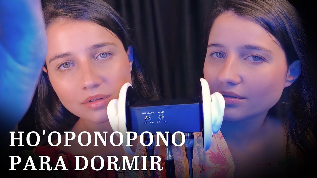 ASMR 3DIO ♡ 3 HORAS INAUDÍVEL & SUSSURROS: Ho'oponopono p/ Dormir, Relaxar, Paz, Cura, Tranquilidade