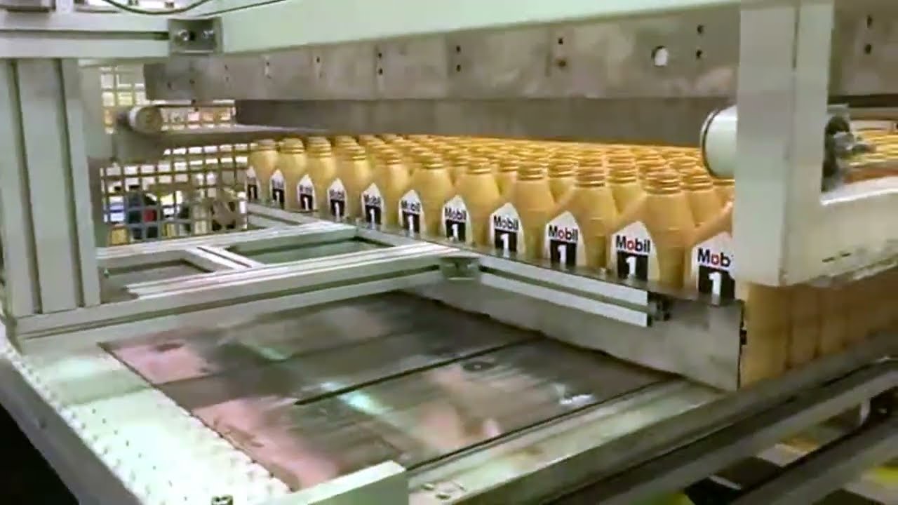 plastic bottles stacker equipment bottle packaging palletizer machine